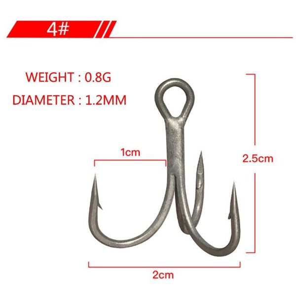 60pcs size 4#6#8#10# triple anchor fishing hooks with bold reinforcement luya fake bait
60pcs size 4#6#8#10# triple anchor fishing hooks with bold reinforcement luya fake bait