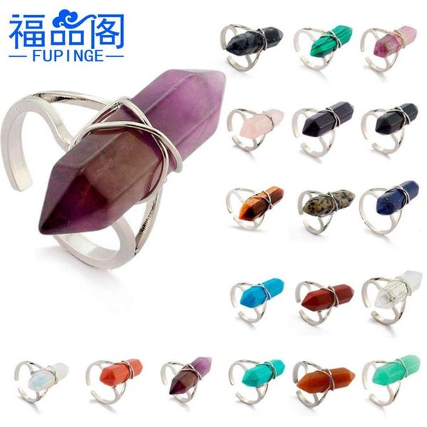 natural ring many hexagonal crystal rings exaggerate fashion men's and women's, Black
natural ring many hexagonal crystal rings exaggerate fashion men's and women's, Black