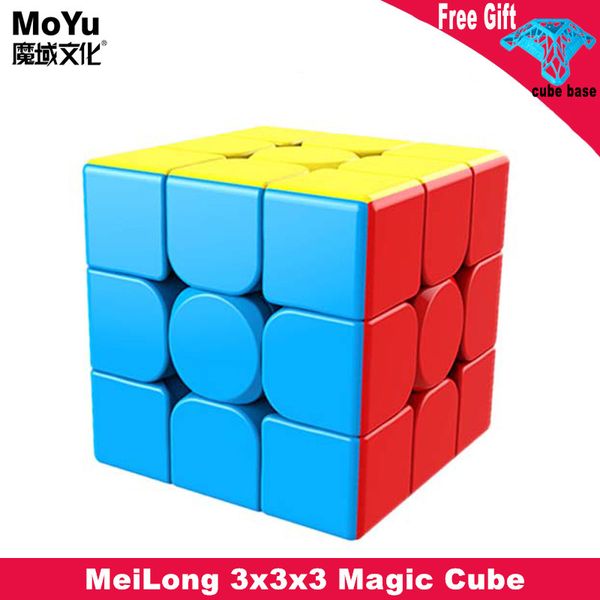 moyu 3x3 meilong magic cube 3x3x3 stickerless speed cube cubo magico professional puzzle educational toys
moyu 3x3 meilong magic cube 3x3x3 stickerless speed cube cubo magico professional puzzle educational toys