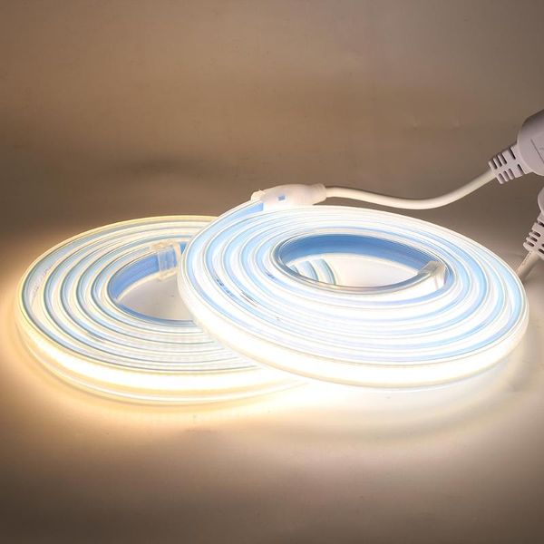strips linear dimmable cob led strip 220v flexible with power plug light ra90 3000k 4000k 6000k tape 5m 10m 15m
strips linear dimmable cob led strip 220v flexible with power plug light ra90 3000k 4000k 6000k tape 5m 10m 15m