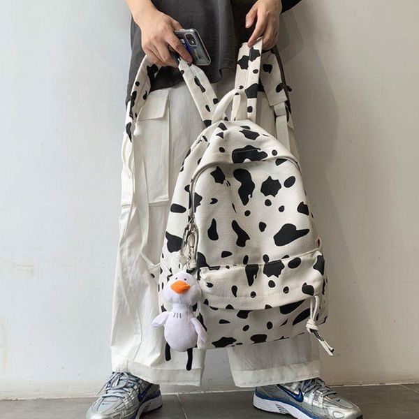 cute milk cow printing backpack canvas casual rucksack for teenage girls school shoulder bag bagpack bags
cute milk cow printing backpack canvas casual rucksack for teenage girls school shoulder bag bagpack bags