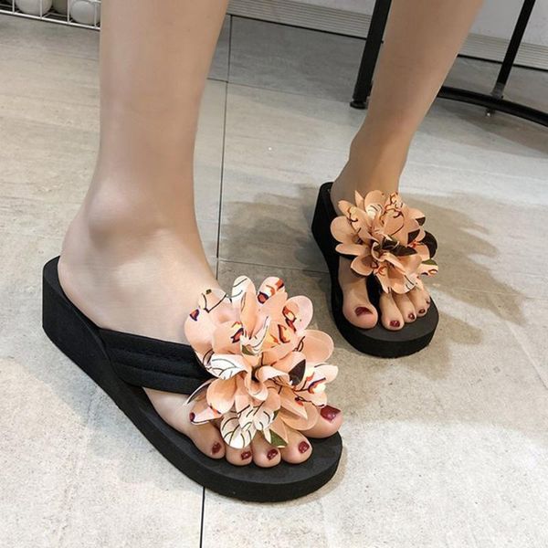 slippers girls woman home flower fashion casual beach sandals 2021 summer comfortable flat heel slippers@3, Black
slippers girls woman home flower fashion casual beach sandals 2021 summer comfortable flat heel slippers@3, Black