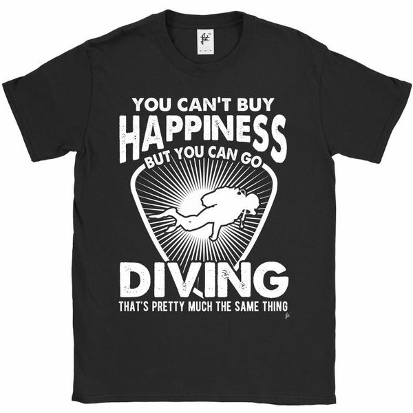fashion you can't buy happiness but can go diving mens t-shirt tee men's t-shirts, White;black
fashion you can't buy happiness but can go diving mens t-shirt tee men's t-shirts, White;black