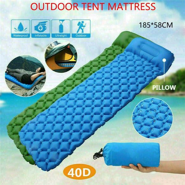 outdoor pads upgraded ultralight inflatable sleeping mat camping air pad roll bed mattress with pillow185*58cm
outdoor pads upgraded ultralight inflatable sleeping mat camping air pad roll bed mattress with pillow185*58cm