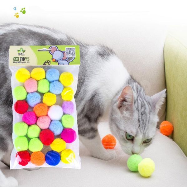 cute funny cat toys stretch plush ball resistant to bite colorile chew toy 30pcs/pack
cute funny cat toys stretch plush ball resistant to bite colorile chew toy 30pcs/pack