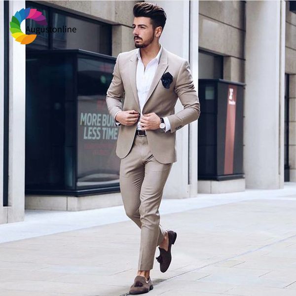 men's suits & blazers slim fit formal business men wedding groom wear tuxedos 2 pieces (jacket+pants) groomsman prom costume homme, White;black
men's suits & blazers slim fit formal business men wedding groom wear tuxedos 2 pieces (jacket+pants) groomsman prom costume homme, White;black