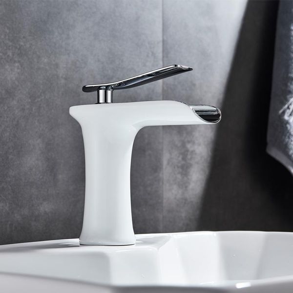 bathroom sink faucets shbshaimy white single-handle lavatory vanity waterfall faucet with open channel water spout
bathroom sink faucets shbshaimy white single-handle lavatory vanity waterfall faucet with open channel water spout