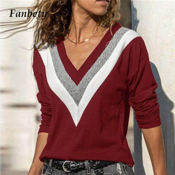 women's sweaters autumn women elegant v-neck patchwork knit sweater fashion casual long sleeves pullovers female 5xl loose streetwear, White;black
women's sweaters autumn women elegant v-neck patchwork knit sweater fashion casual long sleeves pullovers female 5xl loose streetwear, White;black