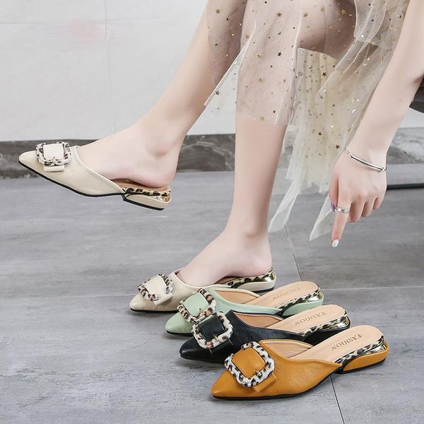 slippers women slides pointed toe leopard buckle weave girl beach flip flop slip on slipper plus size 35-44 chaussure femme, Black
slippers women slides pointed toe leopard buckle weave girl beach flip flop slip on slipper plus size 35-44 chaussure femme, Black