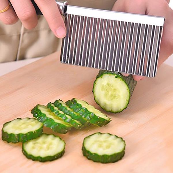 sharp corrugated cucumber stainless steel tool kitchen plant gadget fruit cut corrugated potatoes sharp tool kitchen accessories
sharp corrugated cucumber stainless steel tool kitchen plant gadget fruit cut corrugated potatoes sharp tool kitchen accessories