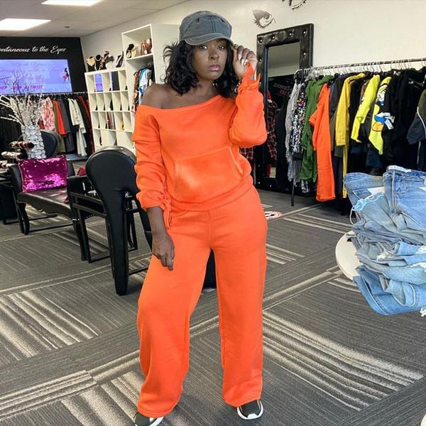 women's two piece pants casual sporty set autumn clothes for women single shoulder long sleeve hoodie and wide leg trouser female club, White
women's two piece pants casual sporty set autumn clothes for women single shoulder long sleeve hoodie and wide leg trouser female club, White