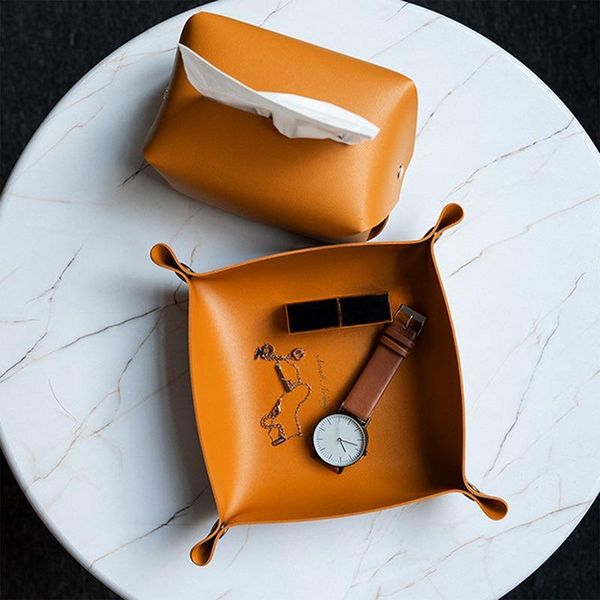deskstorage tray leather key plate home decoration dice wallet coins pu folding box wholesale boxes & bins
deskstorage tray leather key plate home decoration dice wallet coins pu folding box wholesale boxes & bins