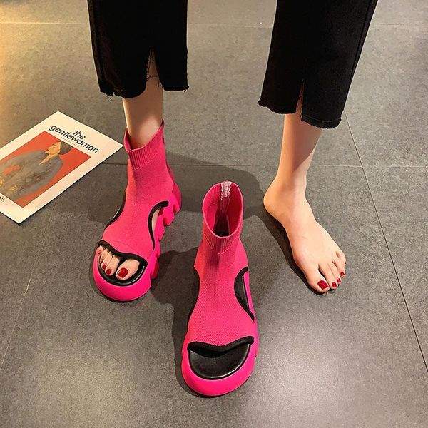 sandals women's platform summer 2021 flip-flops internet celebrity all-matching trendy stretch socks roman, Black
sandals women's platform summer 2021 flip-flops internet celebrity all-matching trendy stretch socks roman, Black