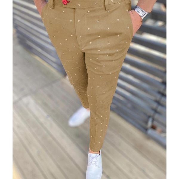 men's pants selling fashion cone small dot print solid business casual slooking at my dick sweatpants, Black 
men's pants selling fashion cone small dot print solid business casual slooking at my dick sweatpants, Black
