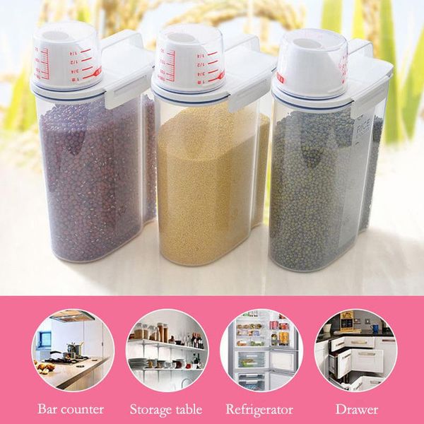 storage bottles & jars kitchen jar sealed box transparent plastic moisture-proof household grain fresh-keeping container with lid
storage bottles & jars kitchen jar sealed box transparent plastic moisture-proof household grain fresh-keeping container with lid