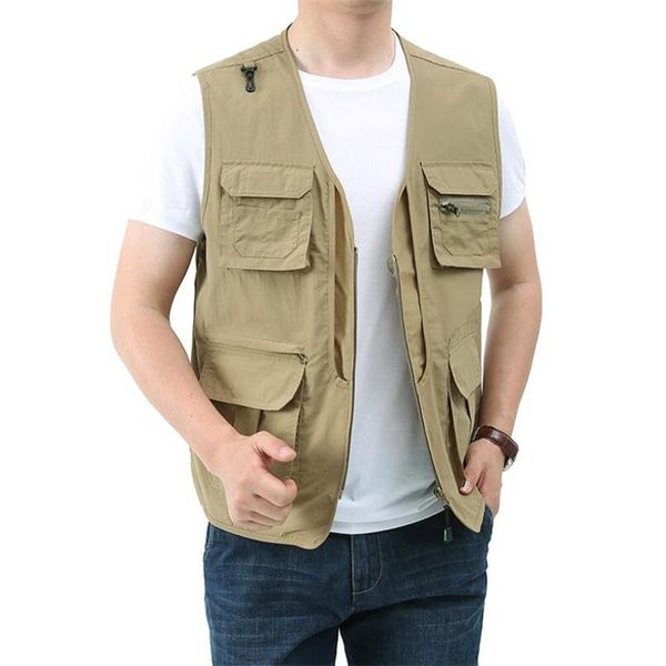 men's vests detachable back vest men 2021 summer outdoor army pographer tool multi-pocket mesh sleeveless jacket for, Black;white
men's vests detachable back vest men 2021 summer outdoor army pographer tool multi-pocket mesh sleeveless jacket for, Black;white