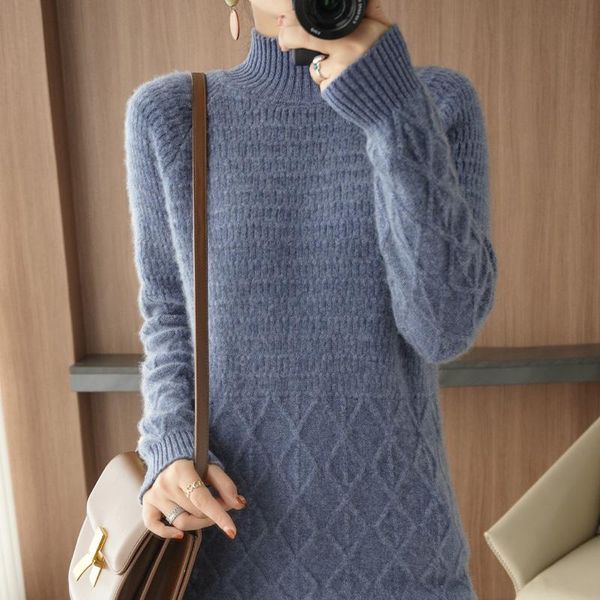 casual dresses 2021 the 100% australian wool sweater pure color knitted mid-length round collar pullover loose large size, Black;gray
casual dresses 2021 the 100% australian wool sweater pure color knitted mid-length round collar pullover loose large size, Black;gray