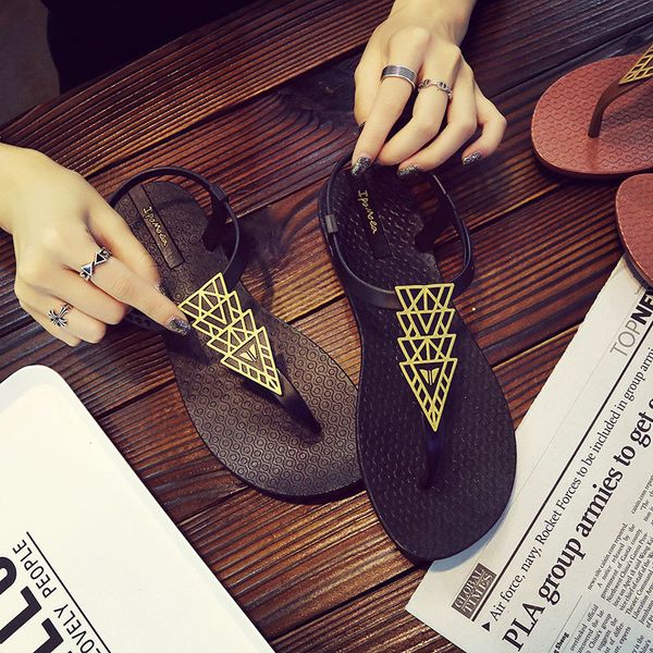 sandals flip flops female summer korean students all-match slip with herringbone pinch flat sandals, Black
sandals flip flops female summer korean students all-match slip with herringbone pinch flat sandals, Black