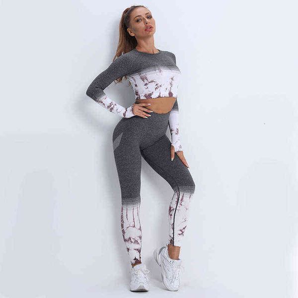 women's jackets seamls suit tie dyed high waist hip lifting yoga pant's long sleeve sportswear, White
women's jackets seamls suit tie dyed high waist hip lifting yoga pant's long sleeve sportswear, White