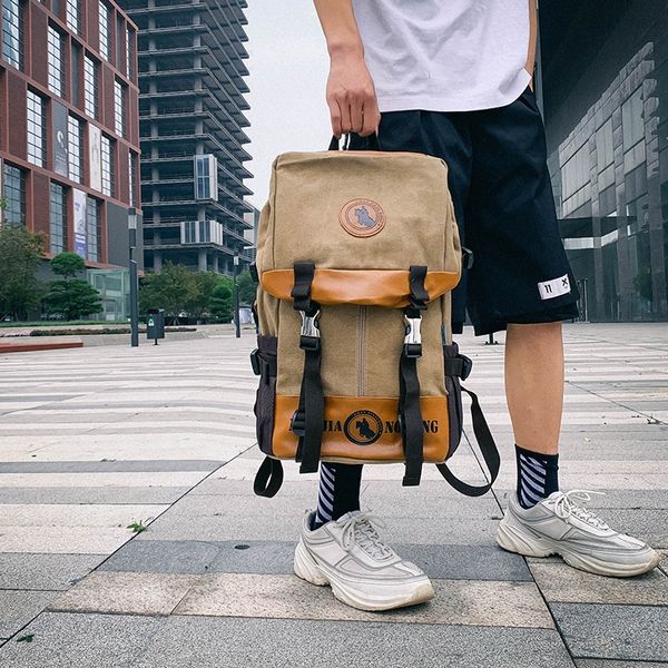 manjianghong fashion retro mens backpack trendy backpack womens large capacity canvas traveling bag wear-resistant backpack
manjianghong fashion retro mens backpack trendy backpack womens large capacity canvas traveling bag wear-resistant backpack