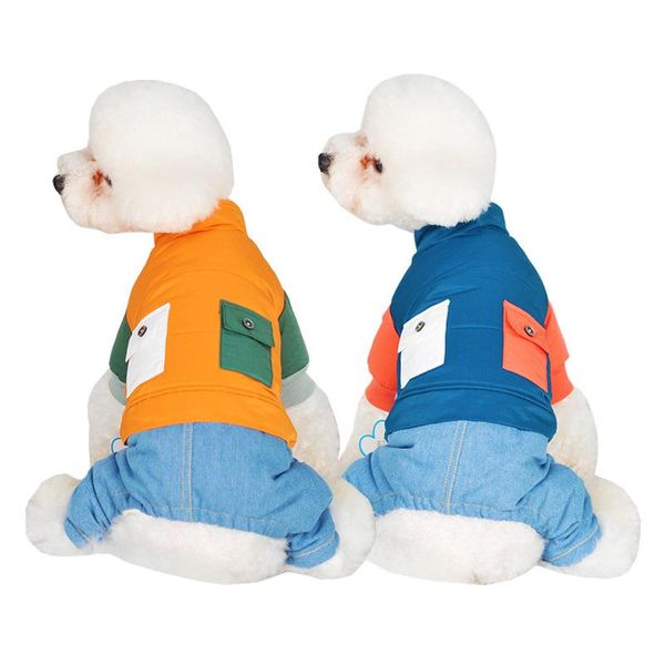 dog apparel super warm clothes for autumn and winter four legs fleece thickened double pocket stand collar quilted cotton
dog apparel super warm clothes for autumn and winter four legs fleece thickened double pocket stand collar quilted cotton