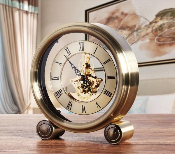 desk & table clocks modern creative metal clock living room round antique silent for bedroom household decoration lf84
desk & table clocks modern creative metal clock living room round antique silent for bedroom household decoration lf84