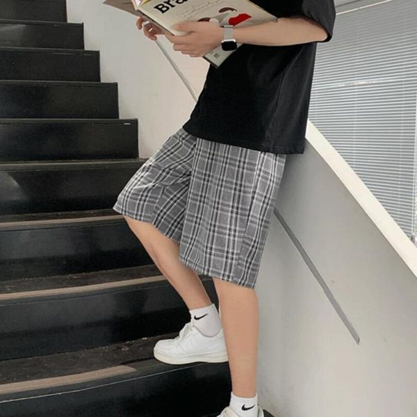 summer plaid shorts men korean fashion loose casual harajuku streetwear wide-leg straight five-point pants men's, White;black
summer plaid shorts men korean fashion loose casual harajuku streetwear wide-leg straight five-point pants men's, White;black
