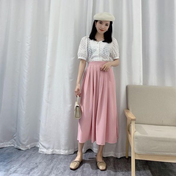 skirts 2021 summer simple solid color elastic high waist slim all-match temperament sweet women a-line pleated skirt, Black
skirts 2021 summer simple solid color elastic high waist slim all-match temperament sweet women a-line pleated skirt, Black