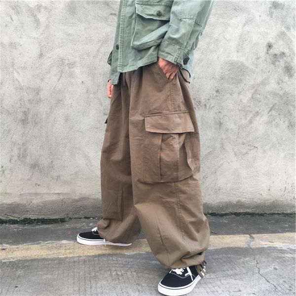 men's retro overalls, japanese and korean casual daddy pants, wide leg men women summer straight trousers pants, Black
men's retro overalls, japanese and korean casual daddy pants, wide leg men women summer straight trousers pants, Black