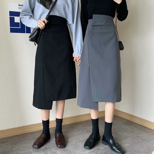 skirts irregular for button front girl high waist hanging buckle summer autumn street long skirt women v9j2, Black
skirts irregular for button front girl high waist hanging buckle summer autumn street long skirt women v9j2, Black