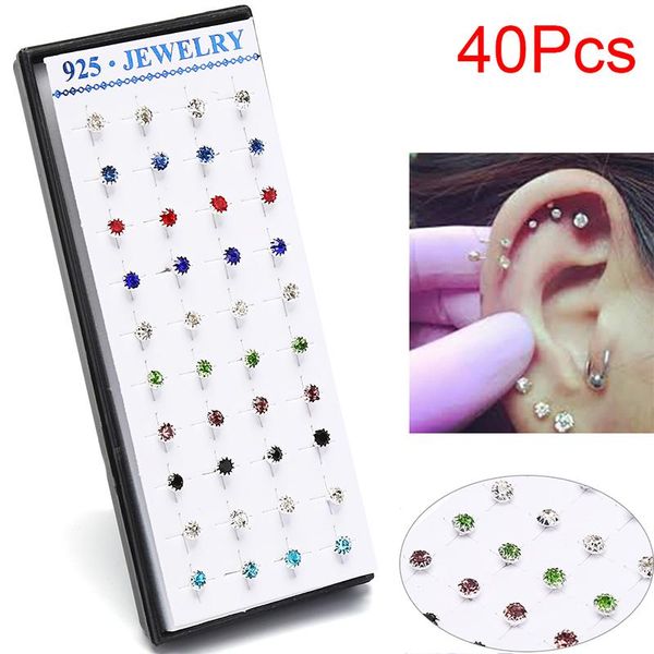 stud 20pairs earrings women crystal rhinestone wedding set jewelry gift, Golden;silver
stud 20pairs earrings women crystal rhinestone wedding set jewelry gift, Golden;silver