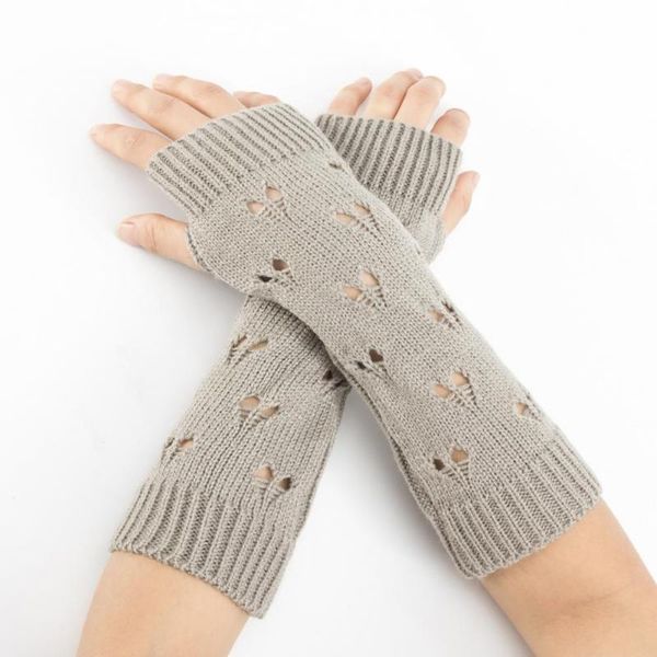 children's mittens 1 pair arm wrist gloves hollow heart wear-resistant warm jacquard fingerless, White
children's mittens 1 pair arm wrist gloves hollow heart wear-resistant warm jacquard fingerless, White