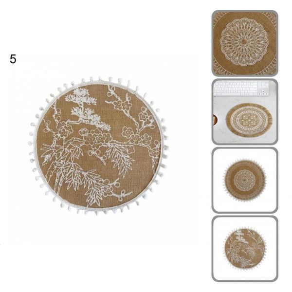mats & pads wear-resistant lightweight elegant tassel embroidery table cup mat for reataurant
mats & pads wear-resistant lightweight elegant tassel embroidery table cup mat for reataurant