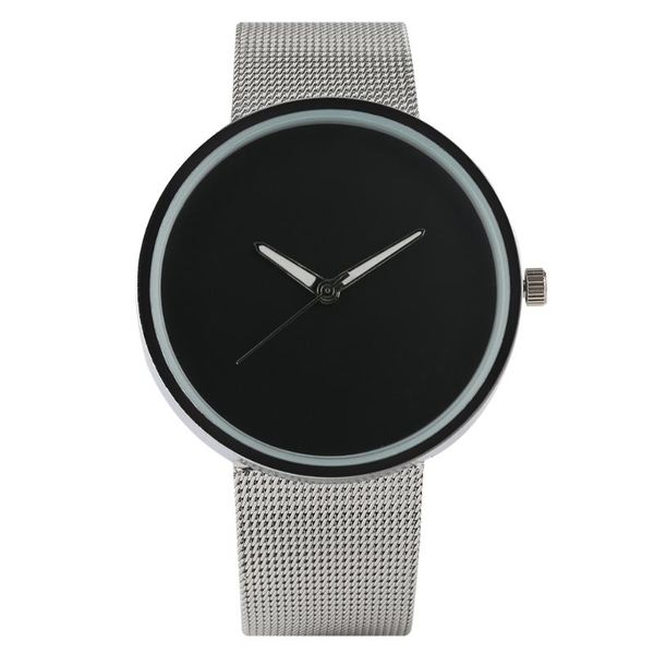wristwatches black full metal steel iron net web mesh band fashion simple quartz wrist watch hours mens womens relogio masculino clock gift, Slivery;brown
wristwatches black full metal steel iron net web mesh band fashion simple quartz wrist watch hours mens womens relogio masculino clock gift, Slivery;brown