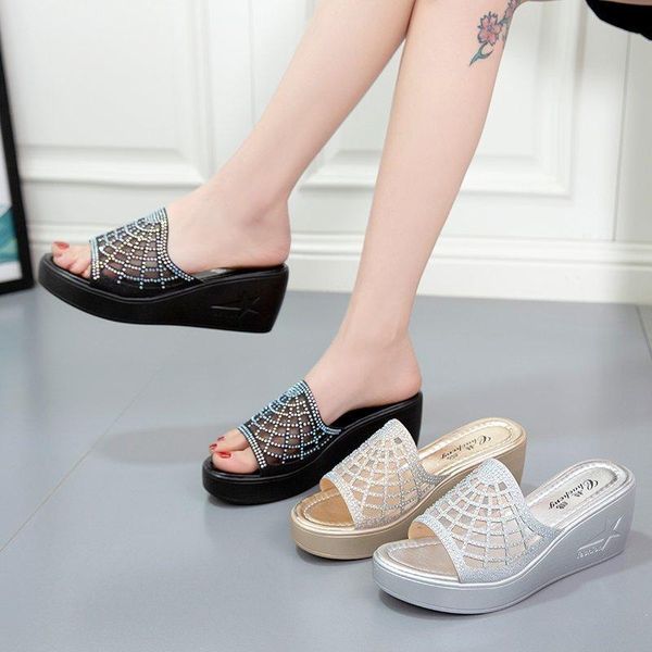 slippers on a wedge shoes woman 2021 soft heeled mules pantofle luxury slides comfort summer high flat designer rubber fabri, Black
slippers on a wedge shoes woman 2021 soft heeled mules pantofle luxury slides comfort summer high flat designer rubber fabri, Black