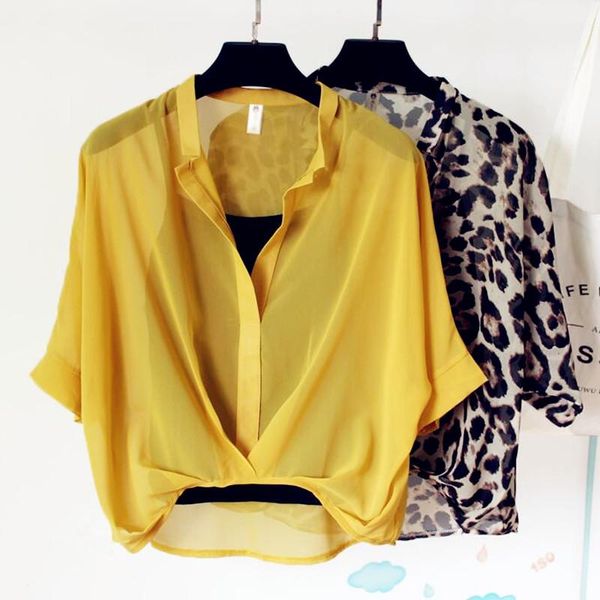 women's blouses & shirts summer chiffon tees women ruffles strap 2 pieces boho leopard elegant lady lace casual loose, White
women's blouses & shirts summer chiffon tees women ruffles strap 2 pieces boho leopard elegant lady lace casual loose, White