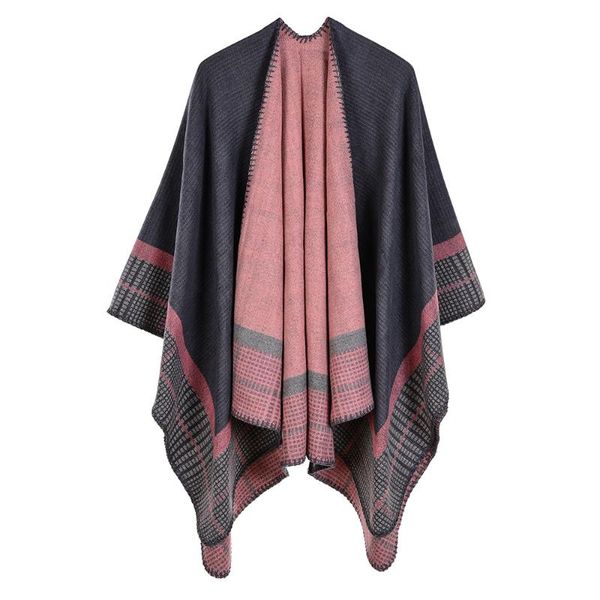 scarves design 50%acrylic and 50%ployester foulard femme shawls wraps autumn / winter warm fashion scarf poncho 130*150cm tippet, Blue;gray
scarves design 50%acrylic and 50%ployester foulard femme shawls wraps autumn / winter warm fashion scarf poncho 130*150cm tippet, Blue;gray