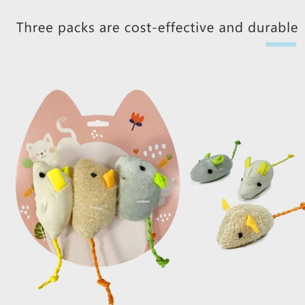 cat toys 3pcs mix plush simulation mouse toy scratch bite resistance interactive playing for kitten
cat toys 3pcs mix plush simulation mouse toy scratch bite resistance interactive playing for kitten