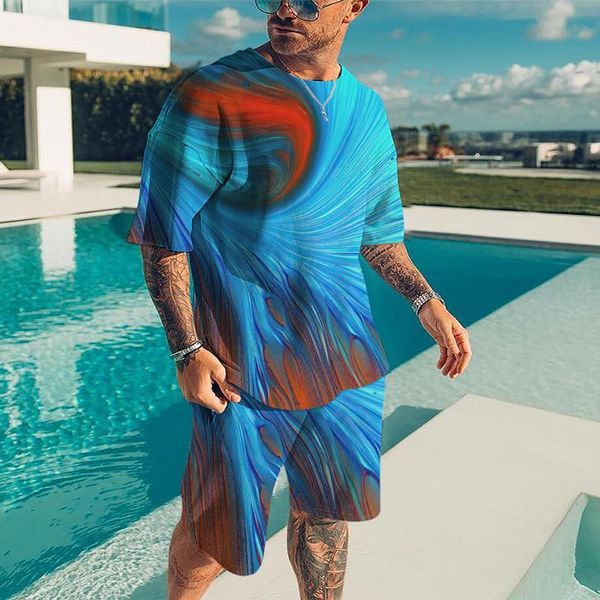 jogging clothing summer fashion men's 2 piece set tracksuits casual short sleeves trend color print t-shirt+shorts pants suits, Black;red
jogging clothing summer fashion men's 2 piece set tracksuits casual short sleeves trend color print t-shirt+shorts pants suits, Black;red