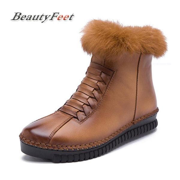 boots 2021 winter short genuine leather booties shoes women's plush fur rubber zip ankle snow plus size beautyfeet, Black
boots 2021 winter short genuine leather booties shoes women's plush fur rubber zip ankle snow plus size beautyfeet, Black
