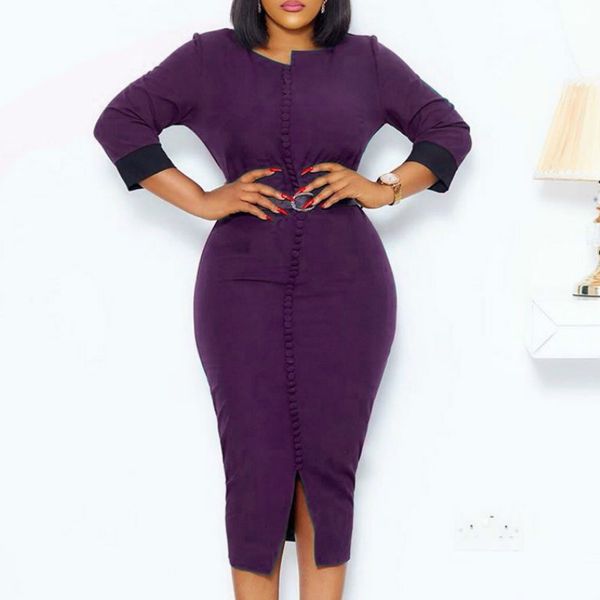 two piece dress women bodycon dresses three quater sleeves button up slim package hip elegant office ladies work wear classy vesti, White
two piece dress women bodycon dresses three quater sleeves button up slim package hip elegant office ladies work wear classy vesti, White
