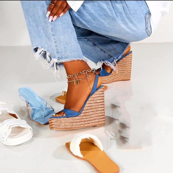 dress shoes open toe ladies zapatos de mujer size 42 women wedge sandals female platform bohemia high heel fashion chain strap, Black
dress shoes open toe ladies zapatos de mujer size 42 women wedge sandals female platform bohemia high heel fashion chain strap, Black