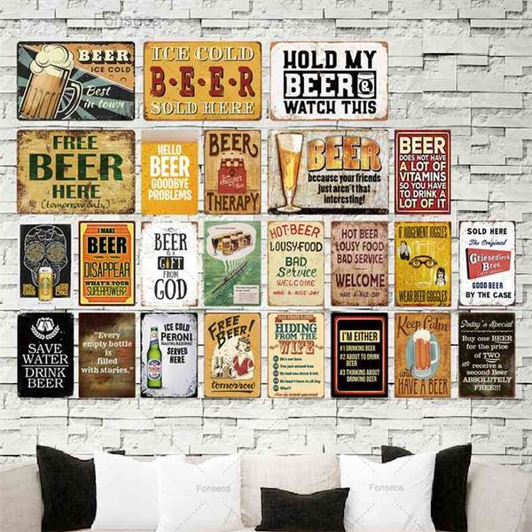 Beer Tin Plaque Vintage Funny Metal Sign Plate Wall Decor For Bar Pub Club Man Cave Decorative Iron Paintinga
Beer Tin Plaque Vintage Funny Metal Sign Plate Wall Decor For Bar Pub Club Man Cave Decorative Iron Paintinga