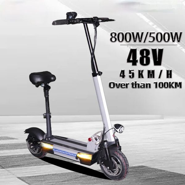 48v 800w/500w electric scooter over than 100km electric skateboard 10inch foldable e scooter with seat scooter electrico
48v 800w/500w electric scooter over than 100km electric skateboard 10inch foldable e scooter with seat scooter electrico