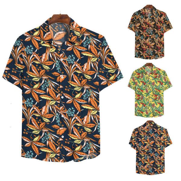 men's casual shirts shirtspring and summer men's floral shirt beach w5qr, White;black
men's casual shirts shirtspring and summer men's floral shirt beach w5qr, White;black