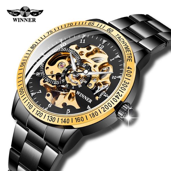 men's vests winner golden skeleton inside design fashion men watch automatic waterproof luminous male wristwatch, Black;white
men's vests winner golden skeleton inside design fashion men watch automatic waterproof luminous male wristwatch, Black;white