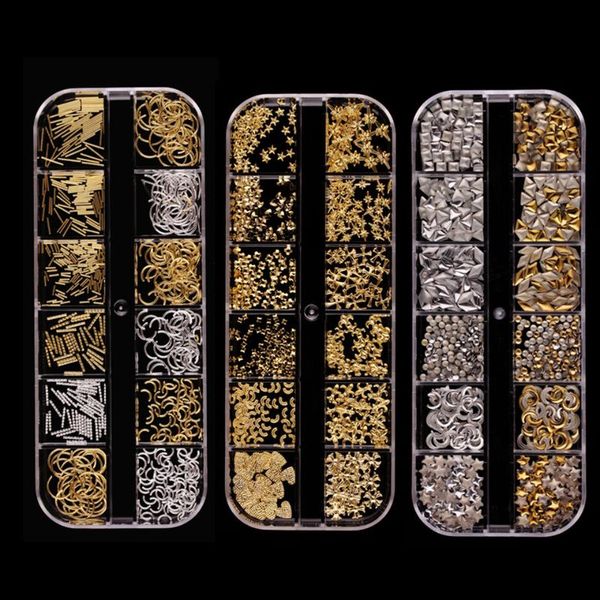 nail art kits 12 grids gold silver metal rivet decoration studs frame rivets shiny charm strass manicure accessories stud makeup
nail art kits 12 grids gold silver metal rivet decoration studs frame rivets shiny charm strass manicure accessories stud makeup