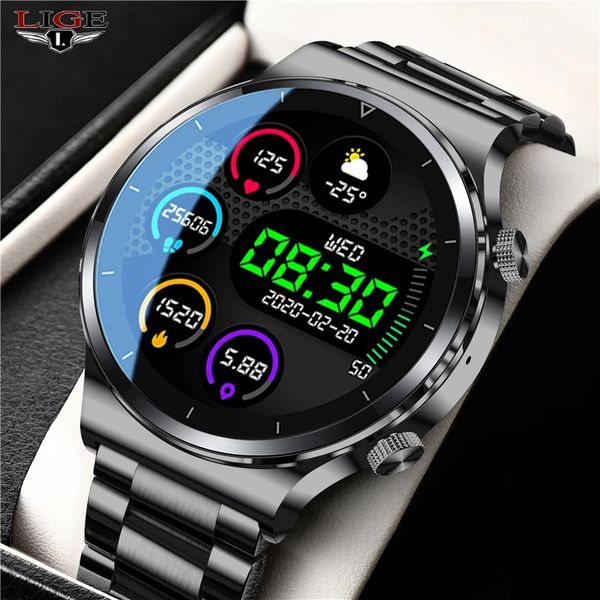 lige brand men sport watches bluetooth call digital led electronic wristwatches waterproof swimming activity tracker clock watchg, Slivery;brown
lige brand men sport watches bluetooth call digital led electronic wristwatches waterproof swimming activity tracker clock watchg, Slivery;brown