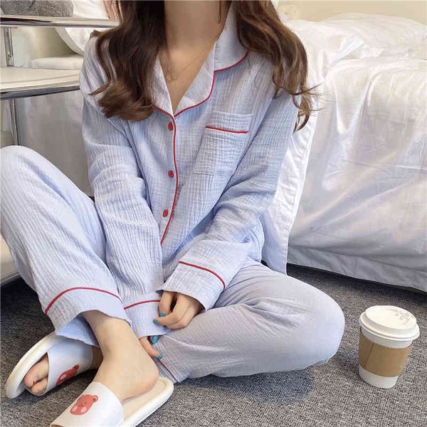 sleepwear fashion solid casual homewear chic gentle women sleepwear female loose cotton pajamas sets, Black;red
sleepwear fashion solid casual homewear chic gentle women sleepwear female loose cotton pajamas sets, Black;red