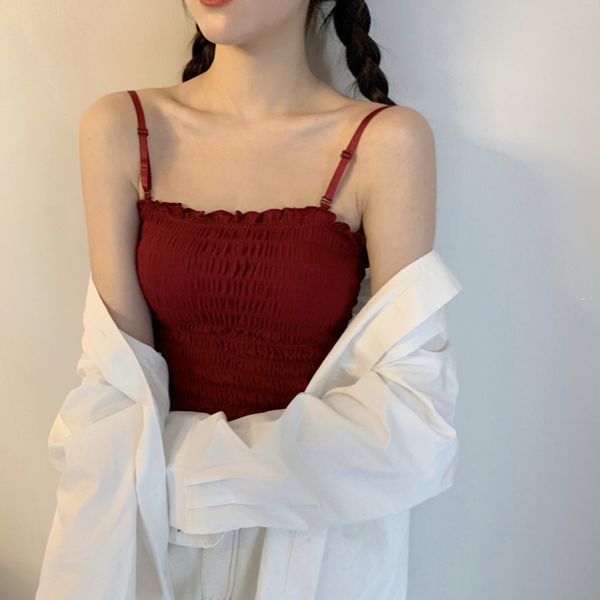 chic slim short vest office lady cami woman strap sleeveless elastic waist broken flower print floral tank 210517, White
chic slim short vest office lady cami woman strap sleeveless elastic waist broken flower print floral tank 210517, White
